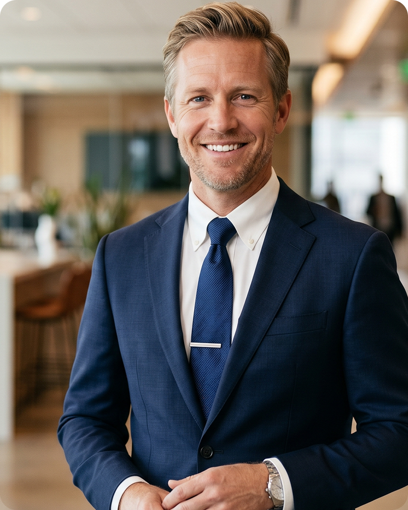 AIS chief executive officer portrait